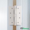 EAI White Door Hinges | 4 Inch / 102mm White