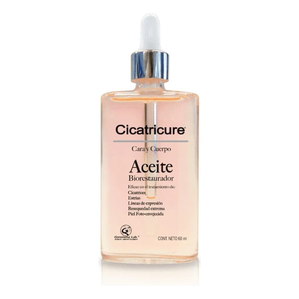 Cicatricure Aceite Biorestaurador. Frasco con 60ml.