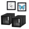 10Pcs 3D Floating Frame Display Holder, XIACIBDUS Transparent Jewelry Storage