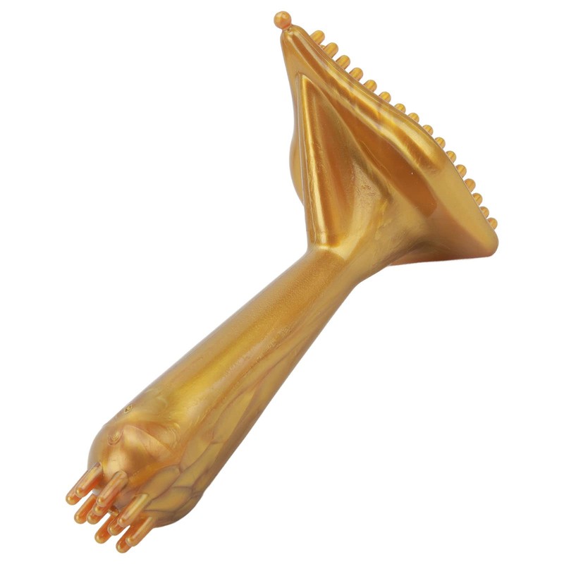 Triangle Meridians Massage Brush Handheld Magnetic Meridians Brush Shaping Scrub