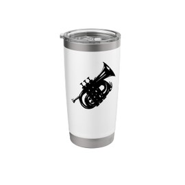 Small pocket trumpet for trumpet players and musicians Stainless Steel Insulated Tumbler