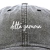 DALIX Delta Gamma Cursive Fraternity - Gorra bordada para mujer,