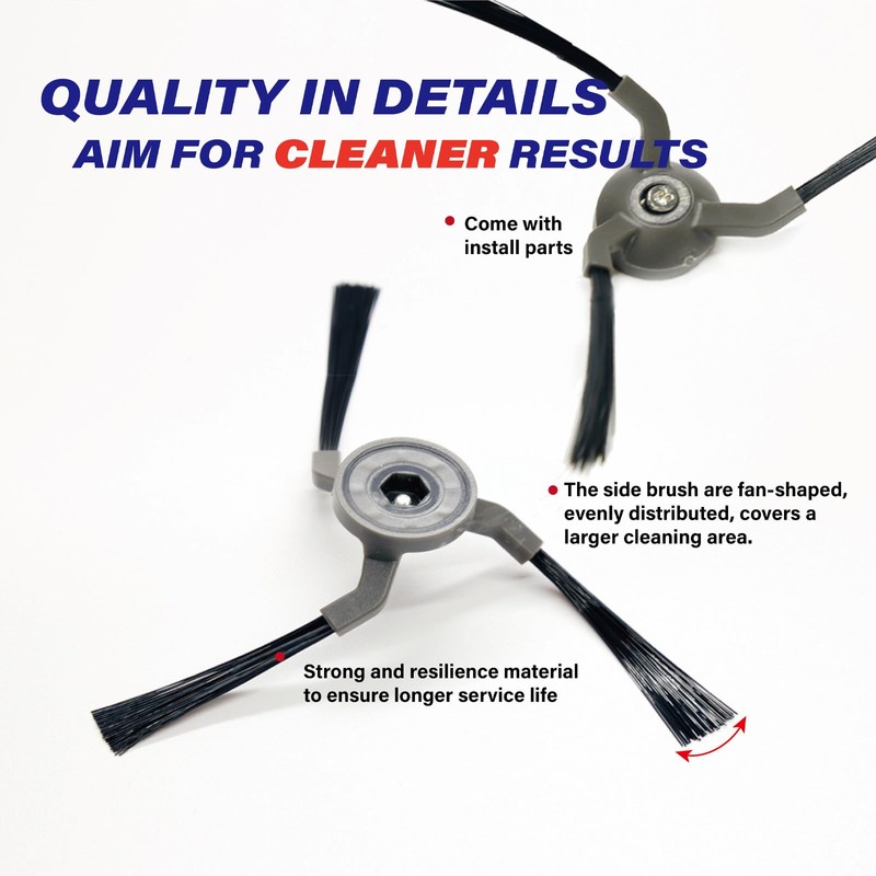 13 Pack Accessory Replacement Parts for Eufy X9 Pro Robot