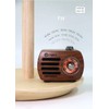 Retro Design Bluetooth Speaker with FM-Radio R818-A/C - Light Brown