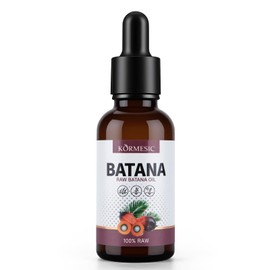 Raw Batana Oil for Hair Growth – Pure & Natural Cold-Pressed Dr. Sebi Orgainc Batana Oil for Nourishes Scalp & Follicles, Strengthens, Thickens & Controls Frizz, 1 fl oz