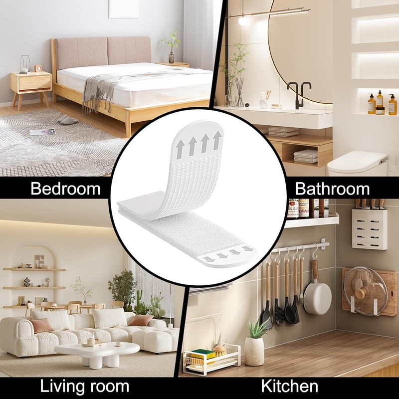 30 PCS Picture Hanging Strips, Frame Hanging Strips, Picture Canvas