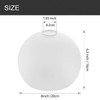 Fixture Replacement Globe Shade with 1.65 Inch Fitter, 8 Inch