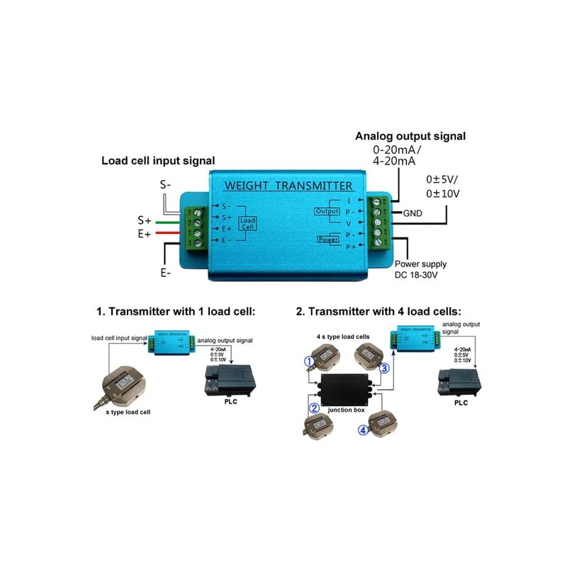 ATO Load Cell Weight Transmitter, Weighing Sensor Transducer, Load Cell