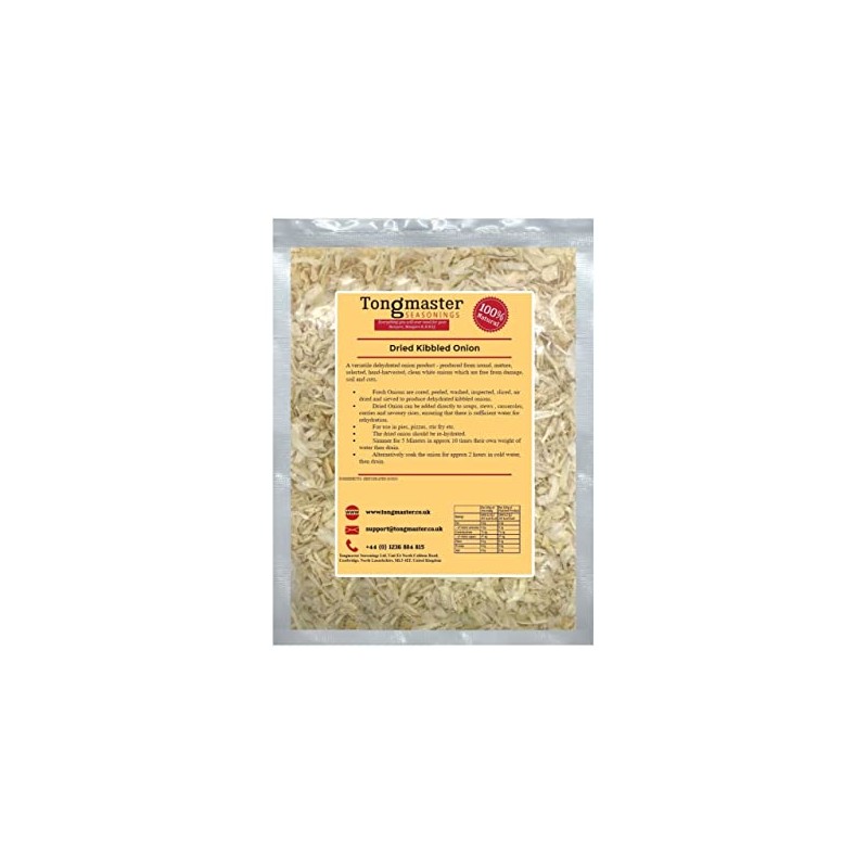 Dried Dehydrated - Onion Kibbled, Flakes, Chopped 750g