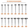 REDDRAGON Juego De Brocas Forstner 15 –35 mm 16 piezas
