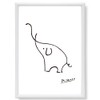 Picasso Poster Art Poster Lithograph Drawing Elephant SQIP (Skip) Line