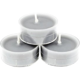 nk candles Nordlicht-Kontor 20 Danish Tea Lights Coloured Coloured Selection (Grey)