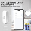 Chatthen Zigbee Temperature Sensor, eWeLink Humidity Meter with Intelligent Alarm,