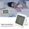 Digital Thermometer Smart Touch Settings Alarm Clock Function Temperature Humidity