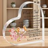 Mum And Dad Gifts For Wedding Anniversary Love Heart Acrylic