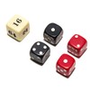 Bello Games Uria Stone Backgammon Dice Sets-Red/Black 5/8"