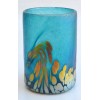 Alcaraz Design Luster Aqua Marine Driking Glass Design. Blown Glass