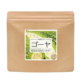 Healthy Wild Grass Tea Center From Okinawa Prefecture Goya 100% Powder 2.5 oz (70 g) Healthy Tea Powder