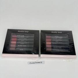 Mary Kay MK MaryKay 2x Mary Kay Mini Unlimited Lip Gloss 5pc Gift Set Travel Purse Size NEW In Box