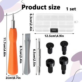 Ring Doorbell Replacement Security Screws and Screw driver Kit, Doorbell Screwdriver Kit, Ring Doorbell Screwdriver with 40 Screws, Replacement Install for Ring Video Doorbell 1/2/3/4 and Pro/Elite