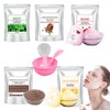 Facial Mask Powder Professionell, 5 PCS Maskenpulver, Peel-Off Maske Mit