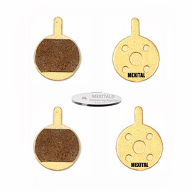 MEXITAL 2 pairs Sintered Disc Brake Pads fit for PROMAX DSK-400/410 / 610 / 610J / 650 / 650J / XNINE S14-2