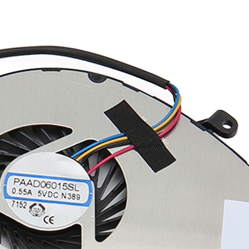 Cooling Fan 4 Pin Aluminum Alloy ABS Easy Replaceable Laptop