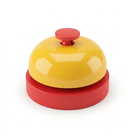 Table Order Bell – Multi-Color Handbell for Restaurant, Bar, Kitchen, Pet Training & Classroom Use