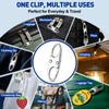 AgePlace 6 Pack Zipper Clips Anti Theft, Double Opening Zipper