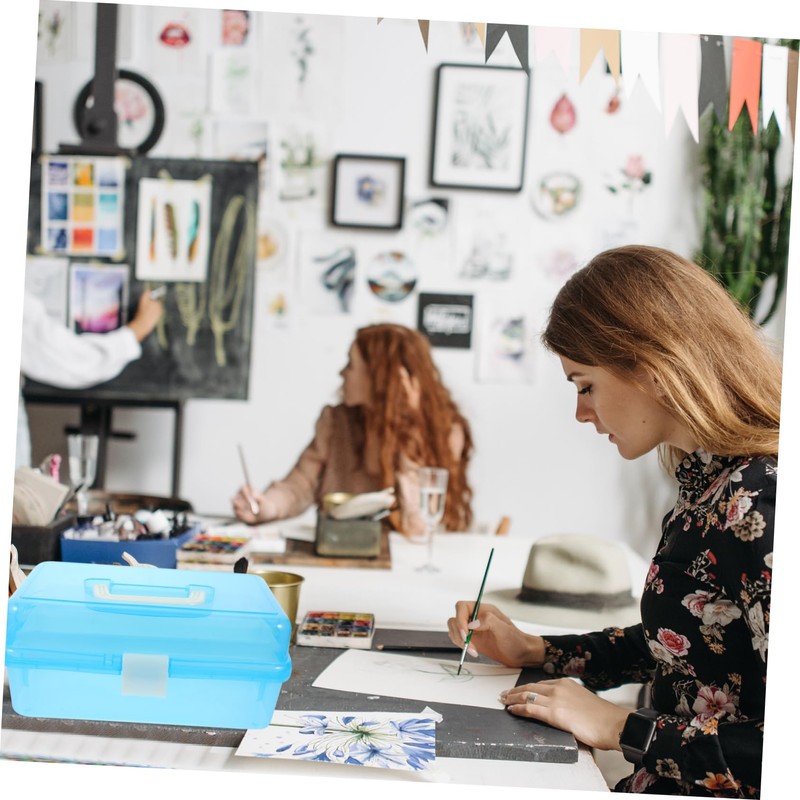 Operitacx Box Art Box Storage Container with Lid Basket Storage