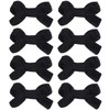 Motique Accessories Black Faux Fur Hair Bow Hair Clip With