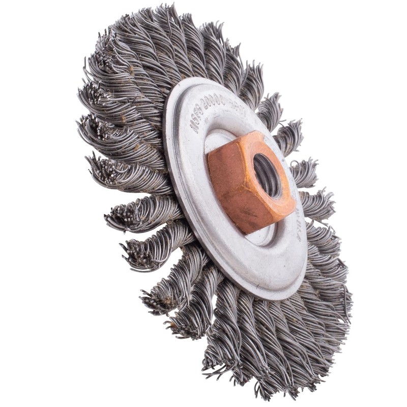 Shark Shark 14083 4-Inch Stringer Bead Twist Wire Wheel, 1/2-13NC