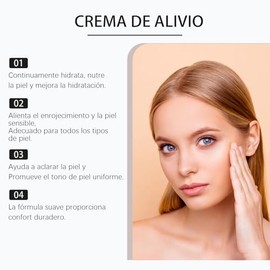LUHI 345 Relief Cream,Crema Hidratante Calmante 345,crema reparadora intensiva,hidratante y humectante,Hidrata y nutre,unificando el tono de la piel,S