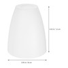 DOITOOL Plastic Lamp Shade Replacement, Lamp Shade Replacement, White Lamp