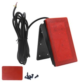 Xuzimaoyi Brake Lamp Back Fog F1 Small Rear Brake Light Tail Lamp Stop Lamp 12V 24V Red Warning Light Crash Prevention Steady On & Flashing for Car SUV Aftermarket 1pc