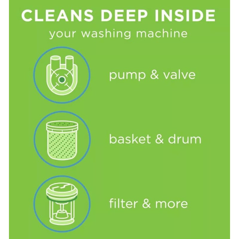 Affresh Fresh Washing Machine Cleaner, HE, Choose 1, 3, 6,
