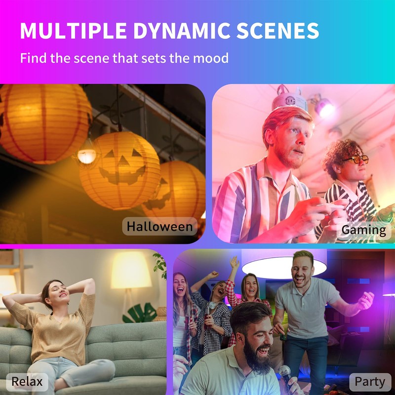 HISTAR Tent Lights for Camping 2000mah, Rechargeable Light Bulbs with