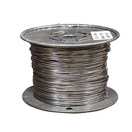 Stainless Steel Wire 16 Gauge, 5 lb Coil, 468 Feet, Made in USA Corrosion Resistant, Heavy-Duty Tying & Binding Wire for Industrial, Marine, Garden, and DIY Applications.