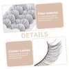 Healeved 20pairs Chemical Fiber False Eyelashes Natural Look Makeup Lashes