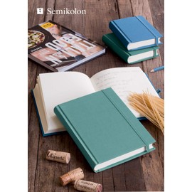 Semikolon Classic Medium 357547 Photo Album 21.6 x 25.5 cm 80 Pages Cream for 160 Photos Azzurro Light Blue