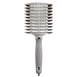 Olivia Garden Turbo Vent Oval Twin & 100% Boar Hair Brush CIOVL-TWINLG (Twin Large)
