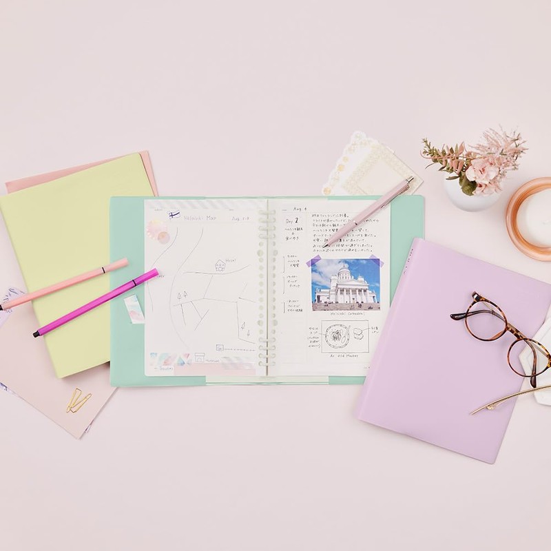 NOLTY NOLTY Notebook Kukuru A5 Organizer File Lavender NTK1307