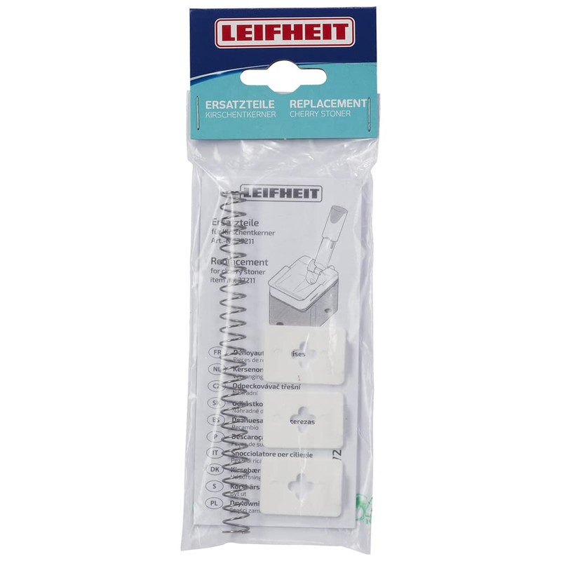 Leifheit 37213 Replacement Parts for Cherry Pitter 3 Rubbers Spring