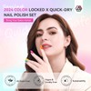 SAVILAND Nail Polish Set Fingernail Air-Dry: 36pcs Rainbow Colors Nail