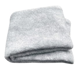 Wollhuhn Eco Boys / Boys / Girls Cool Elastic Headband / Hair Band Comfortable Double Layer Jersey or Fleece Many Designs 21215152 (Fleece Plain Light Grey)