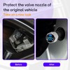 ZKFAR 4 PCS Car Wheel Tire Valve Stem Caps, Double