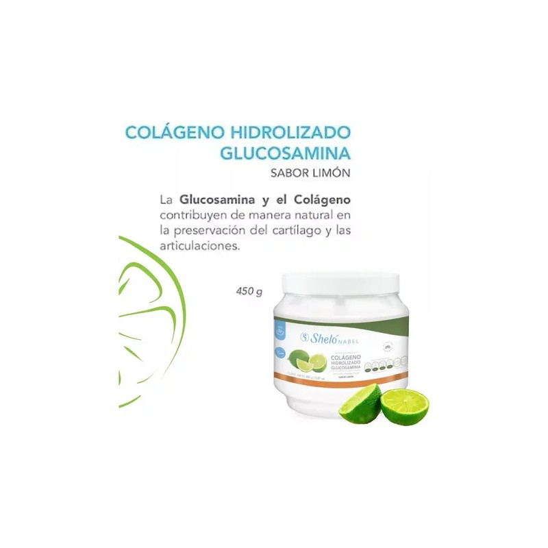 Colágeno Hidrolizado Glucosamina Sabor Limon S622