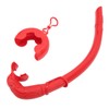 Dry Snorkel Full Silicone Soft Portable with Storage Box Snorkel