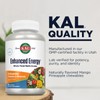 KAL Enhanced Energy Supplements, Whole Food Chewable Multivitamin with Iron,