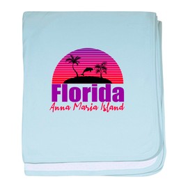 CafePress Anna Maria Island Florida Baby Blanket, Super Soft Newborn Swaddle